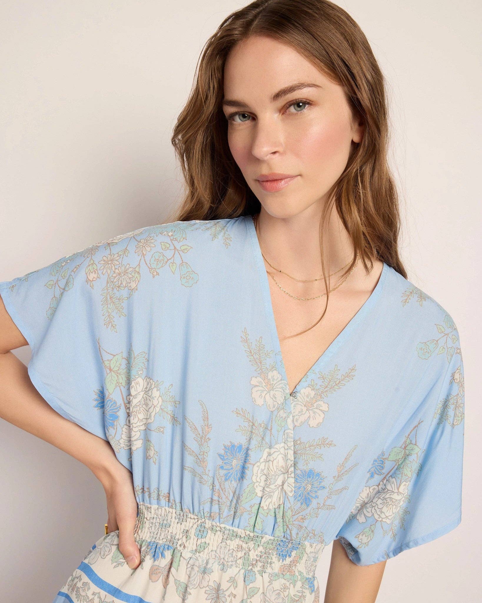 Topanga Printed Midi Dress