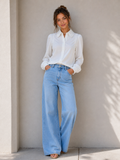 Delicate Lace Button Up