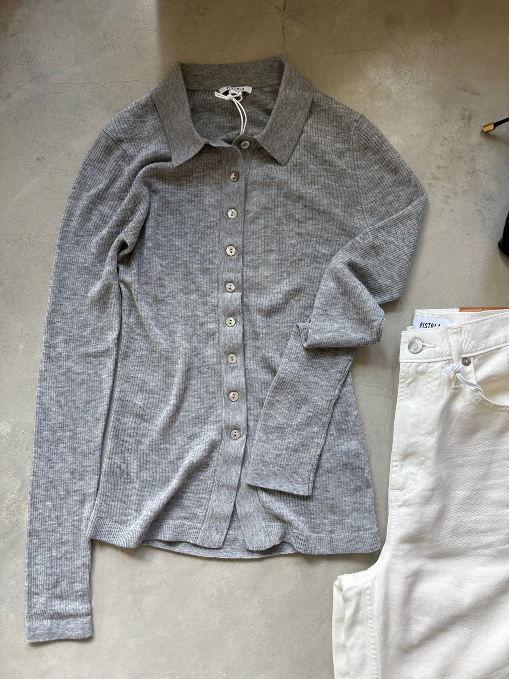 Korey Merino Blend Buttonup