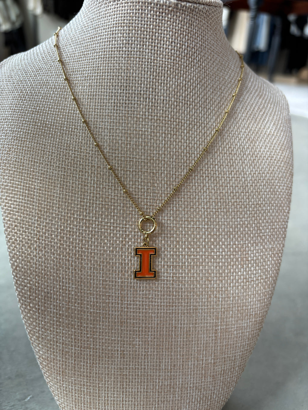University of Illinois Charm Necklace