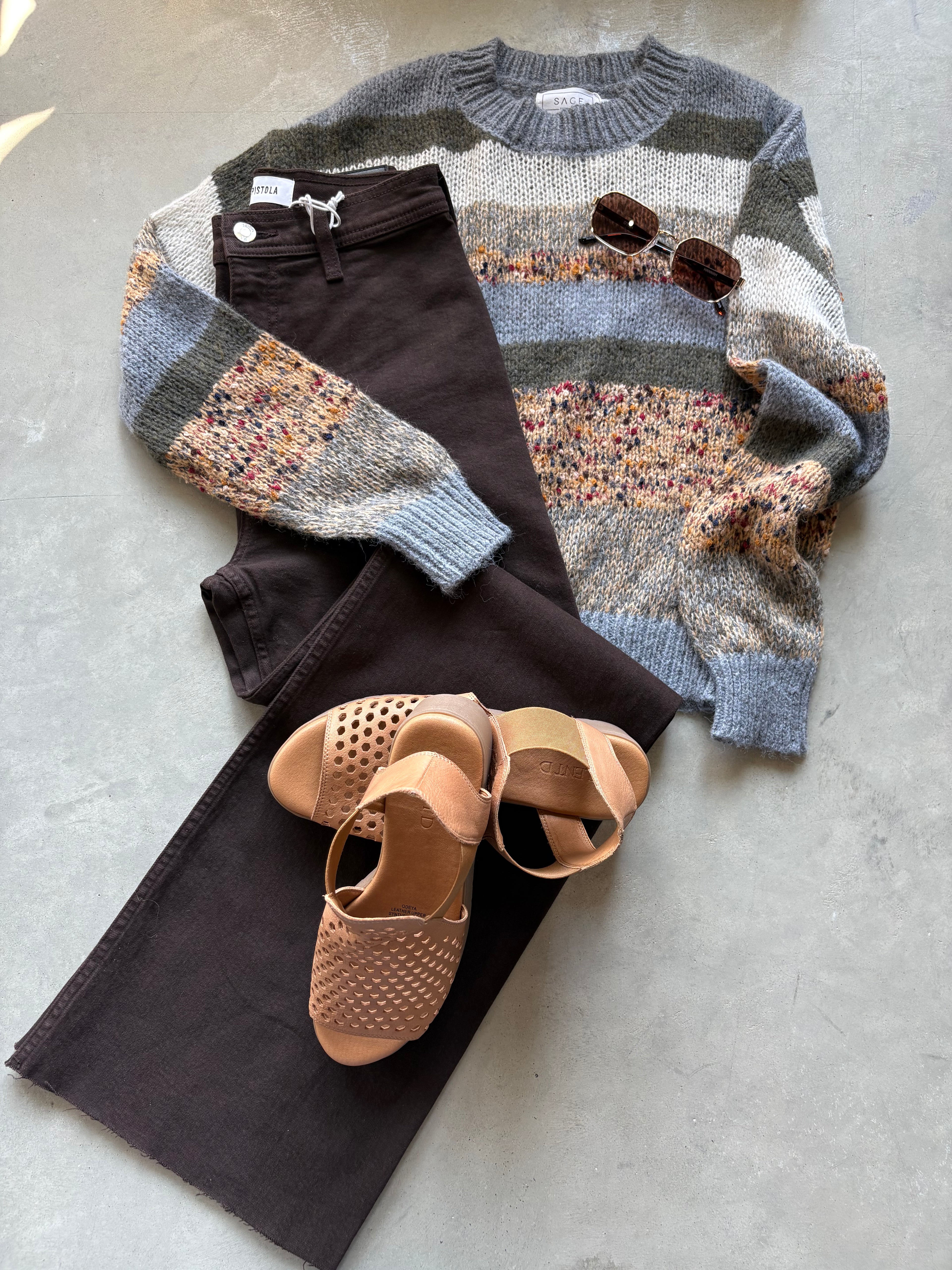 Daffodil Stripe Sweater