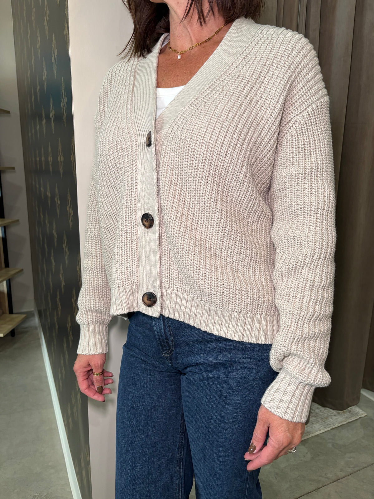 Oatmeal Greta Cardigan