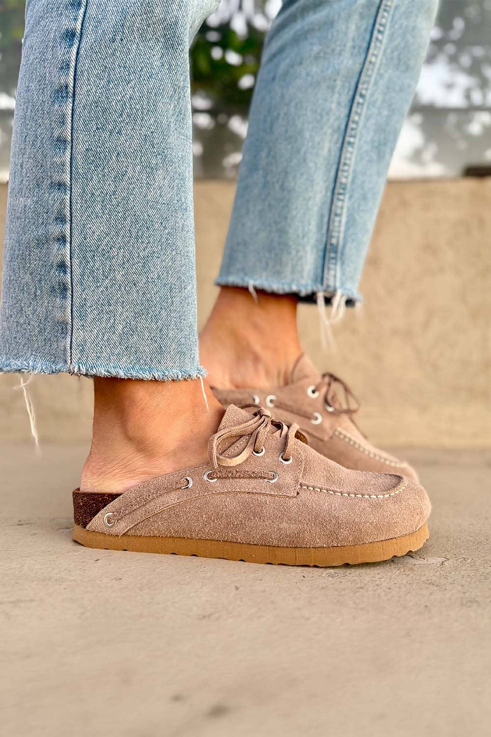 Telma Mink Genuine Leather Clog