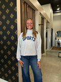 Sports Mockneck Sweatshirt