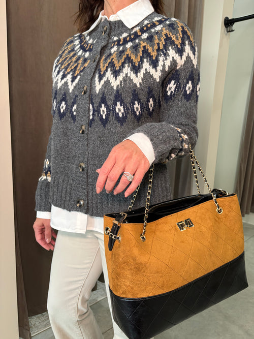 Alina Grey Media Cardigan