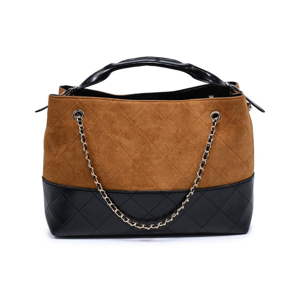 Tan Black Eliana Tote