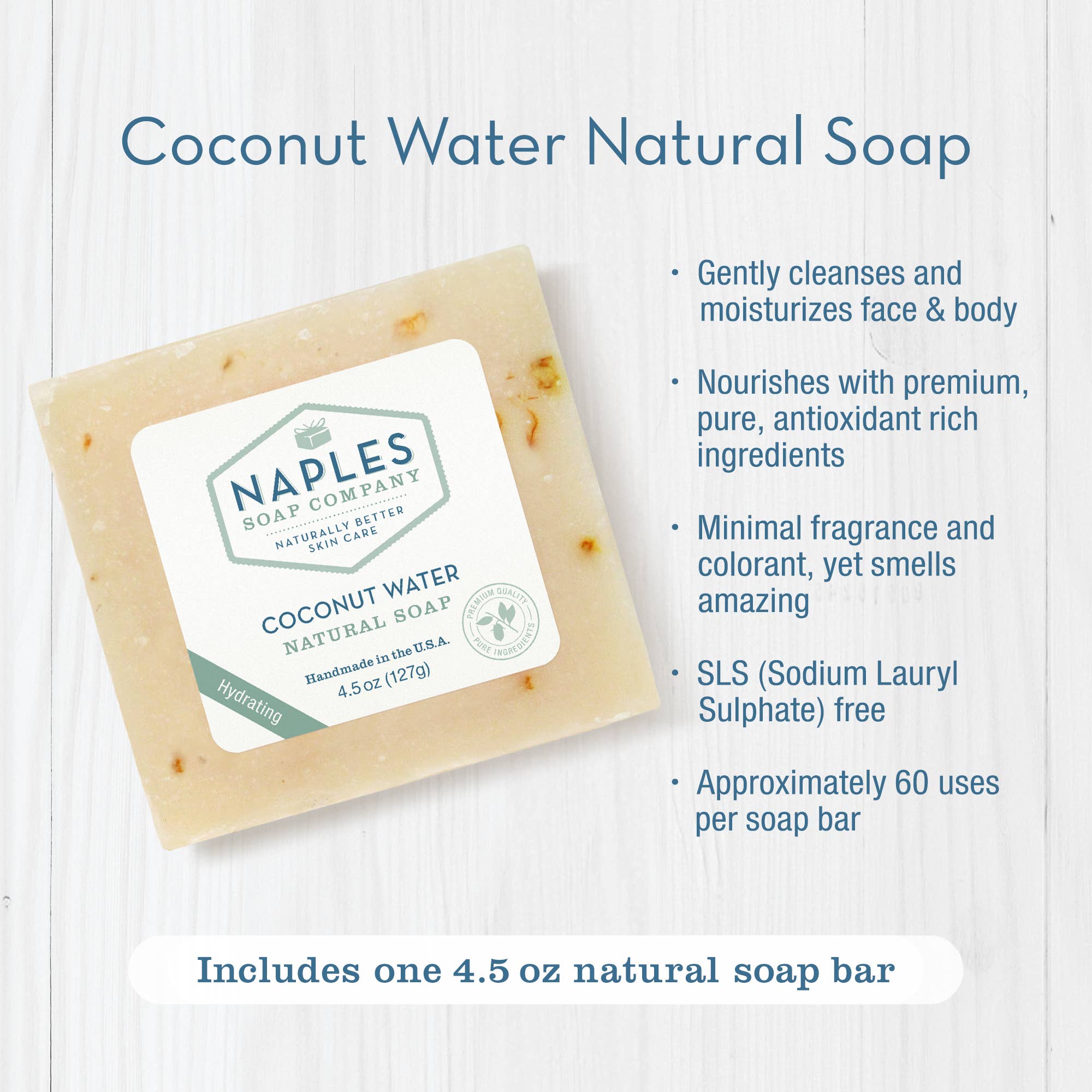 Coconut Water Natural Soap for Face and Body