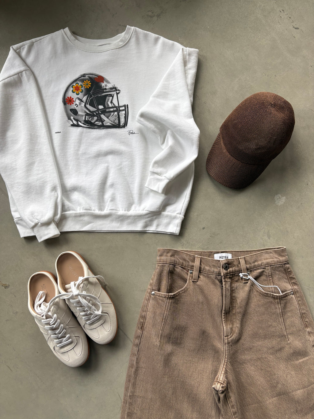 Cozy Tackle Football Graphic Sweatshirt