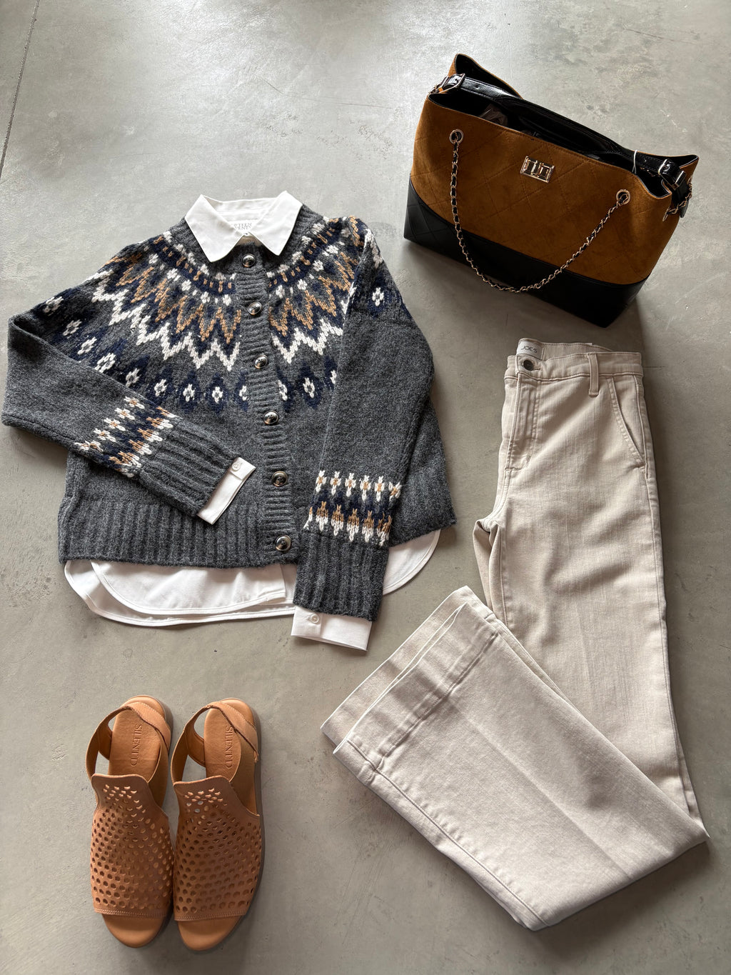 Alina Grey Media Cardigan