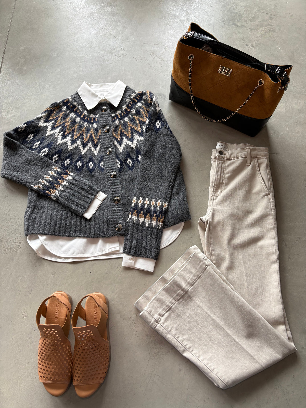 Alina Grey Media Cardigan