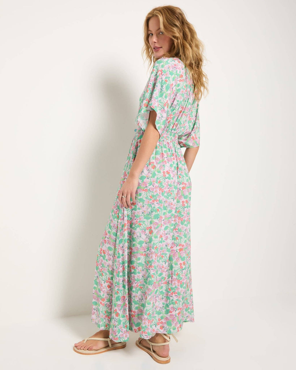 Topanga Printed Midi Dress