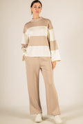 P CILL Taupe Wide Leg w/Slit