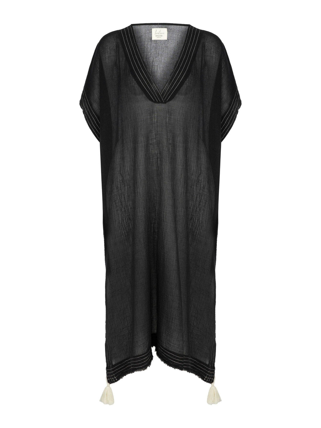 Ela Kaftan Black Cover-up