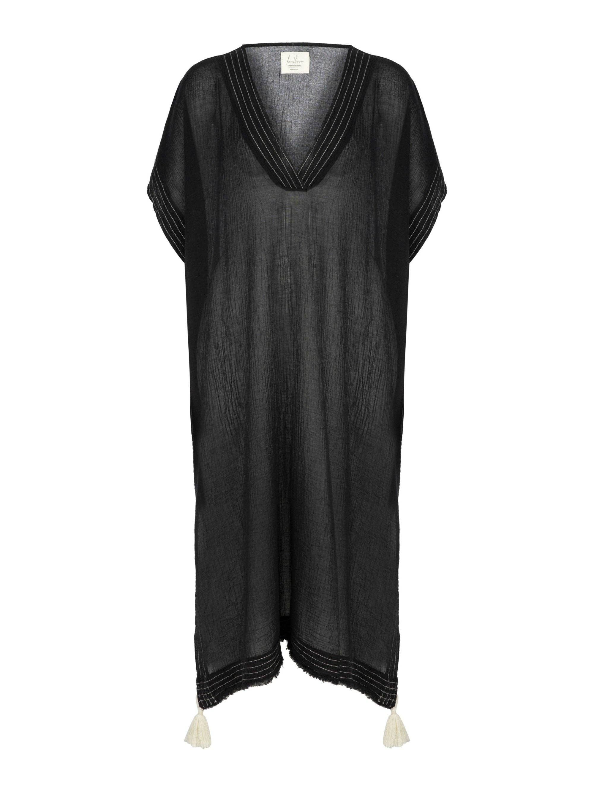Ela Kaftan Black Cover-up