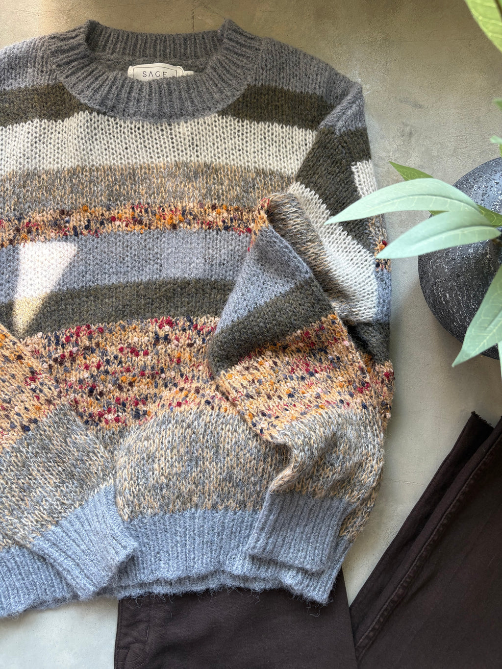Daffodil Stripe Sweater