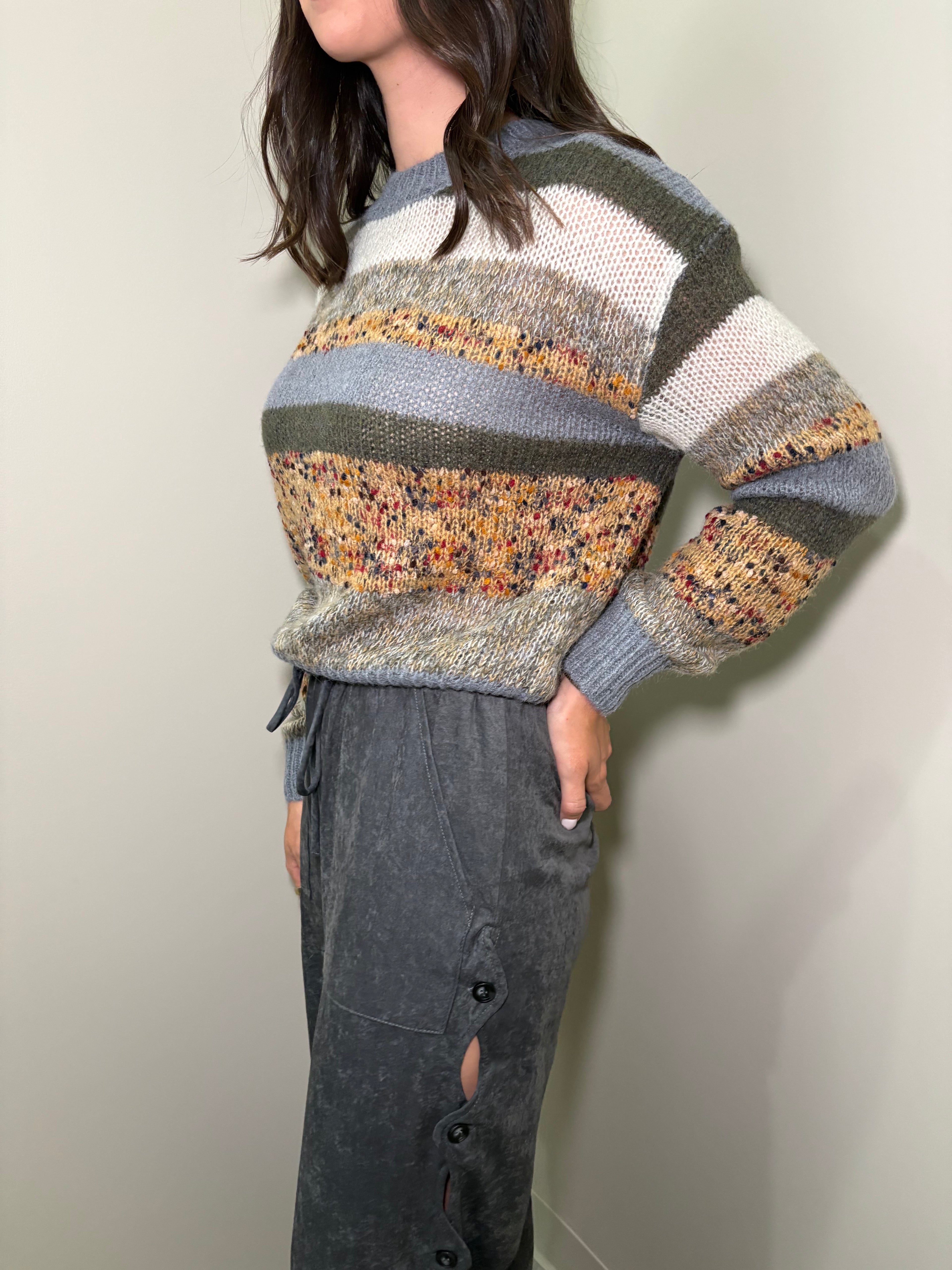 Daffodil Stripe Sweater