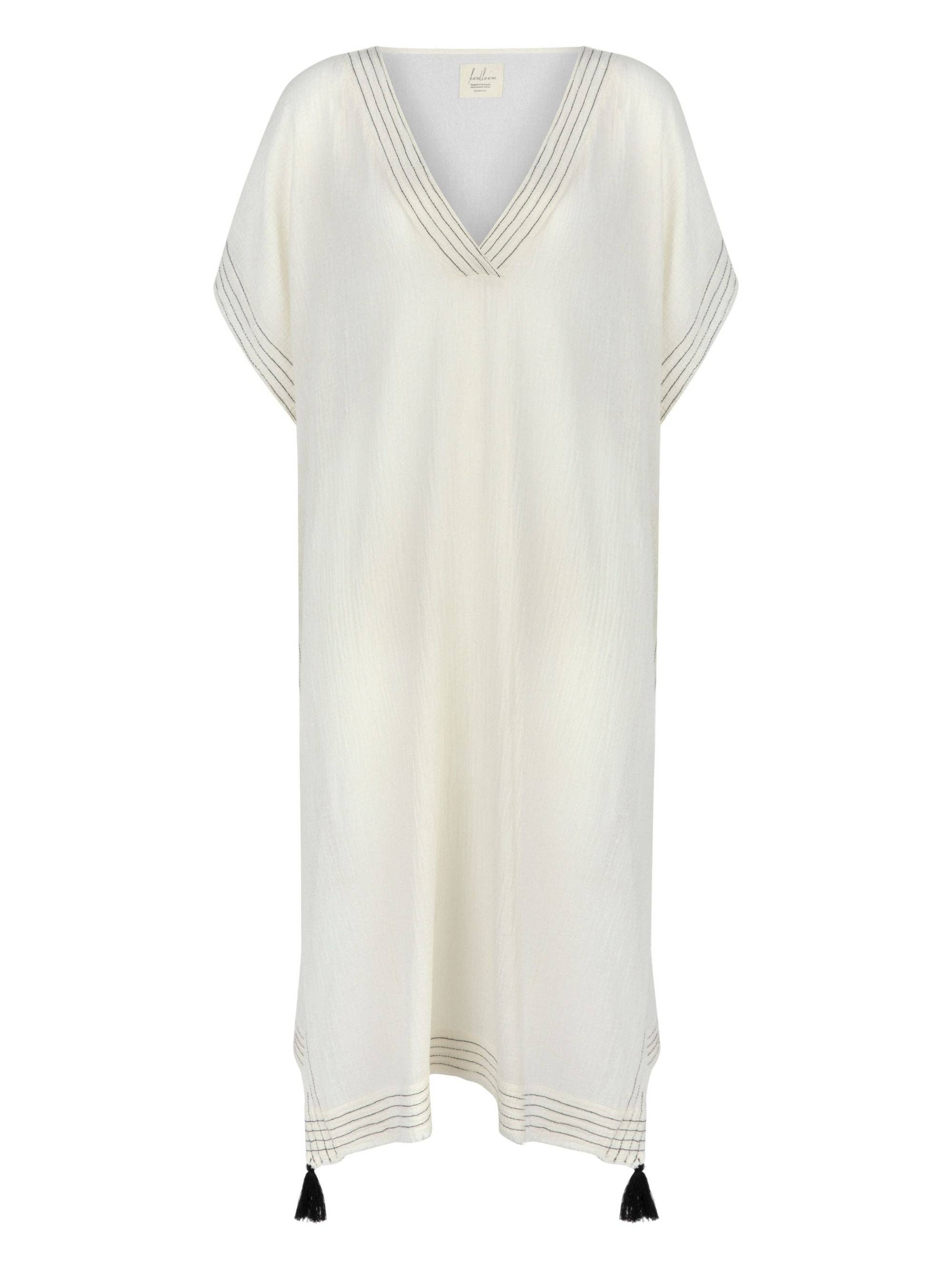 Ela Kaftan Natural Cover-up