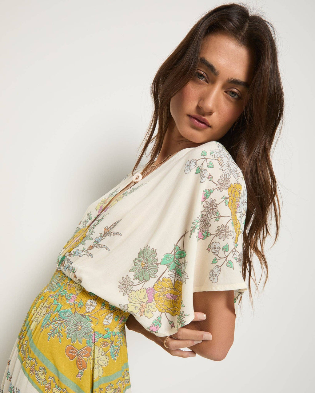Topanga Printed Midi Dress