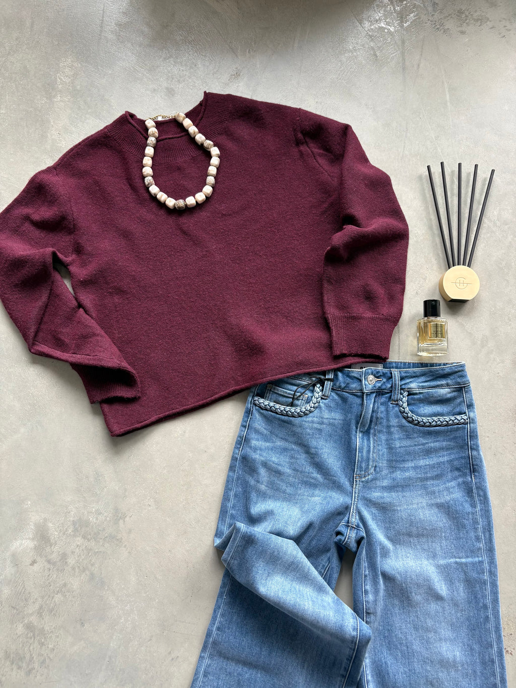 Wanda Fig Lightweight Sweater