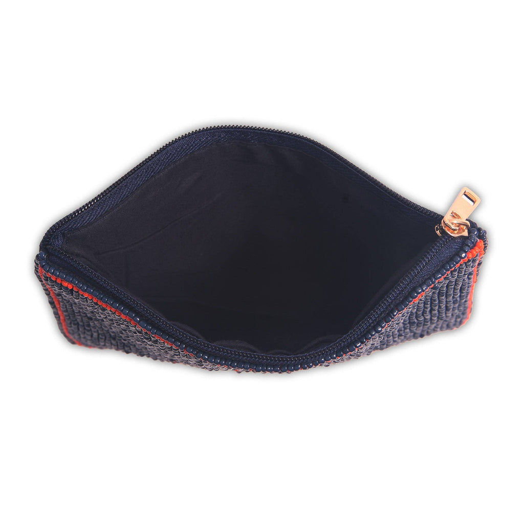 Illini Hand Beaded Coin Pouch