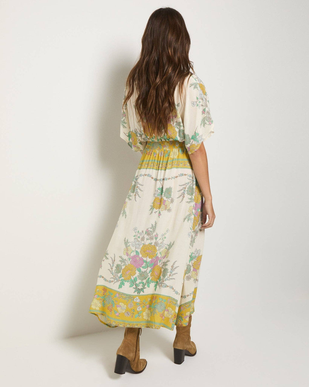 Topanga Printed Midi Dress