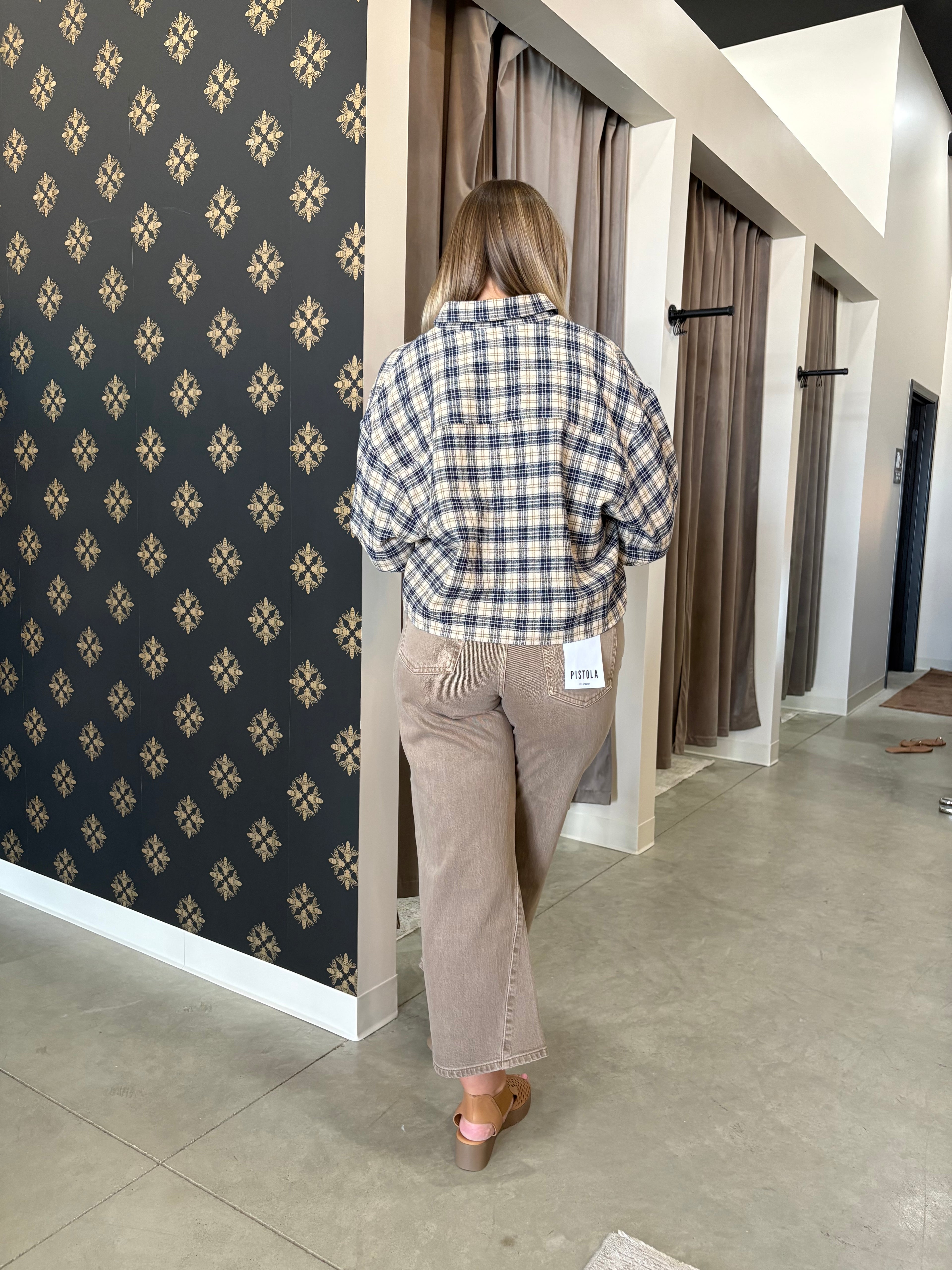 Tate Button Down Flannel Shirt