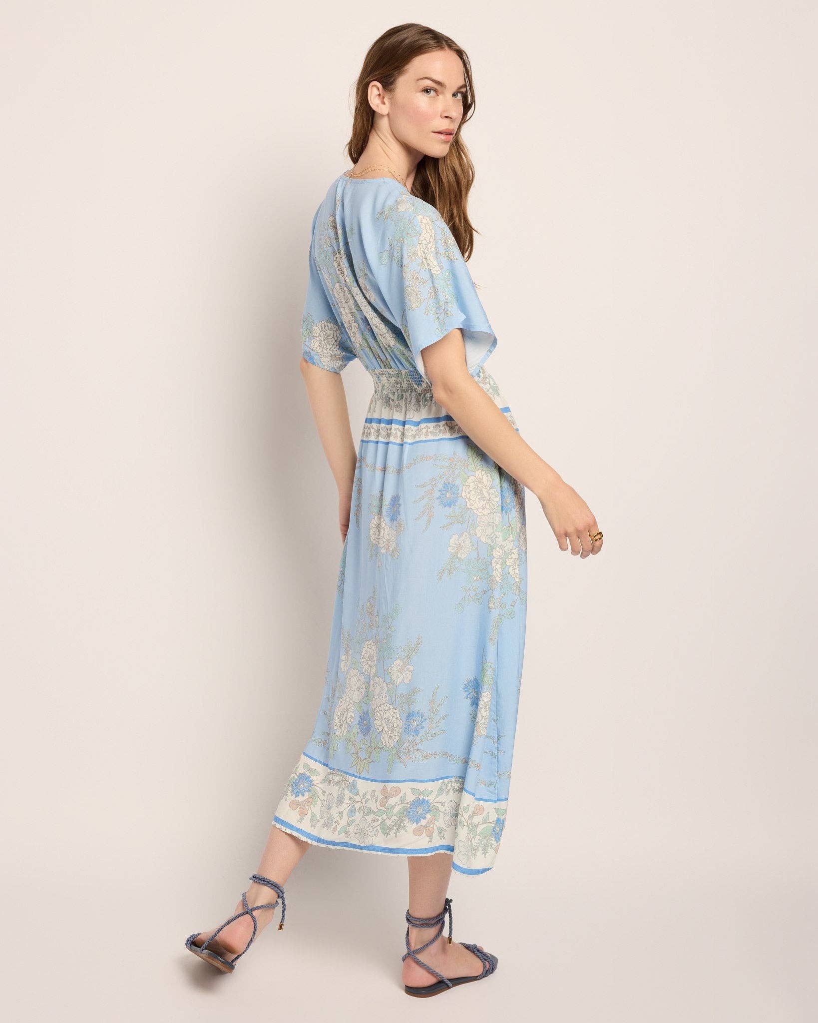 Topanga Printed Midi Dress