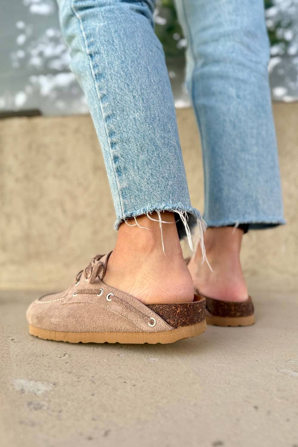 Telma Mink Genuine Leather Clog