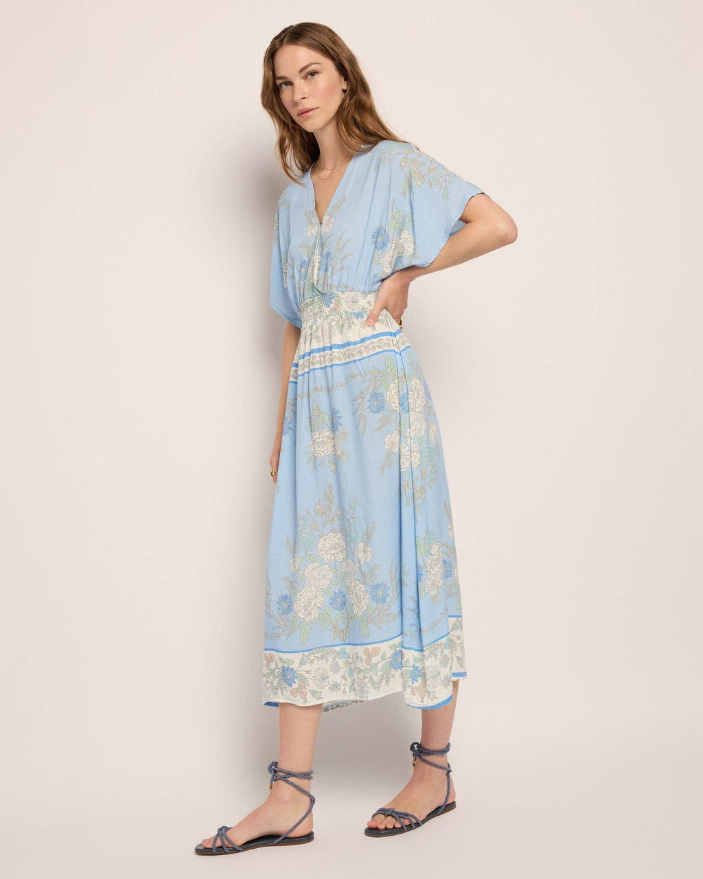 Topanga Printed Midi Dress