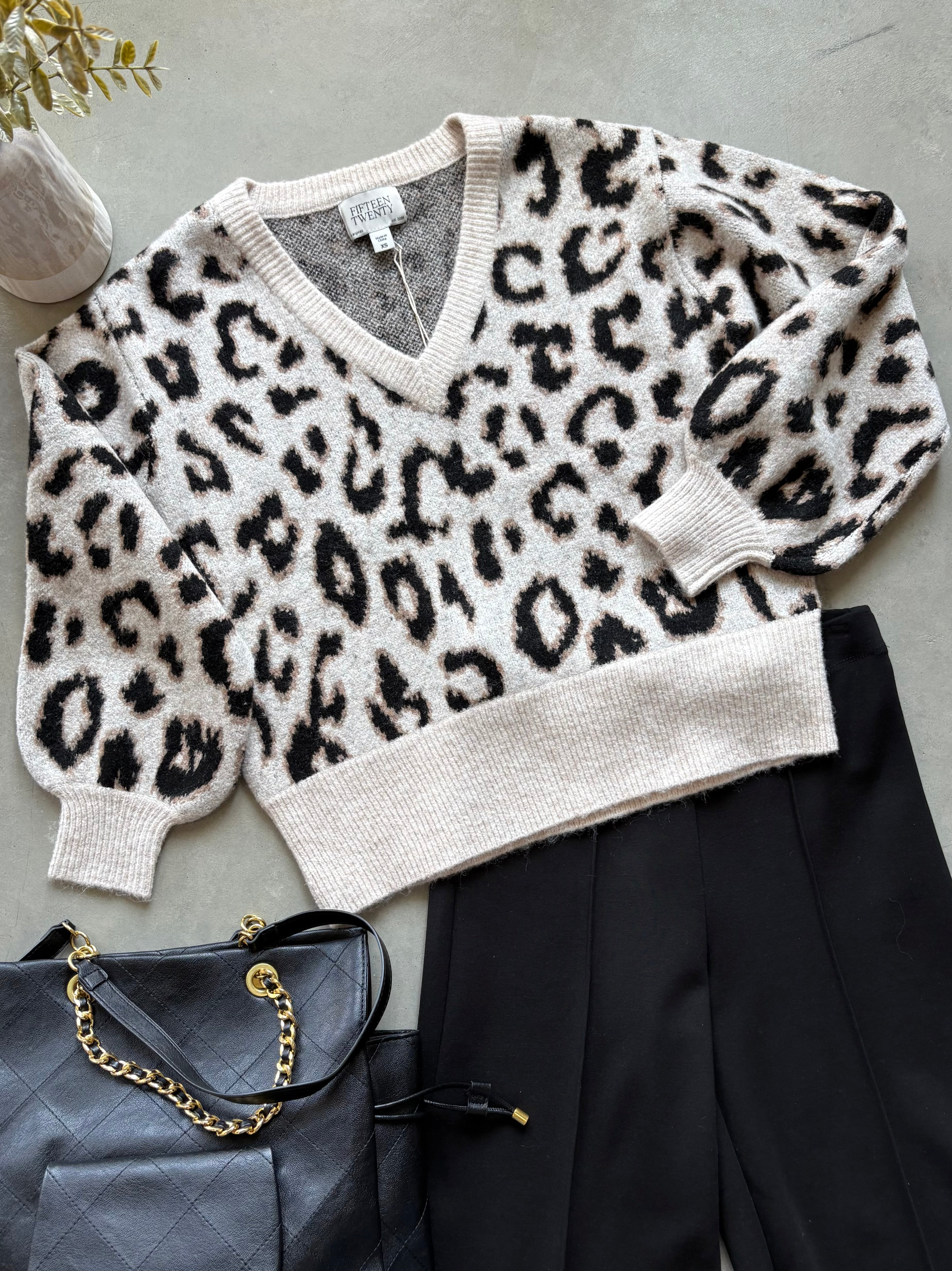 Elodie Blouson Sleeve Sweater