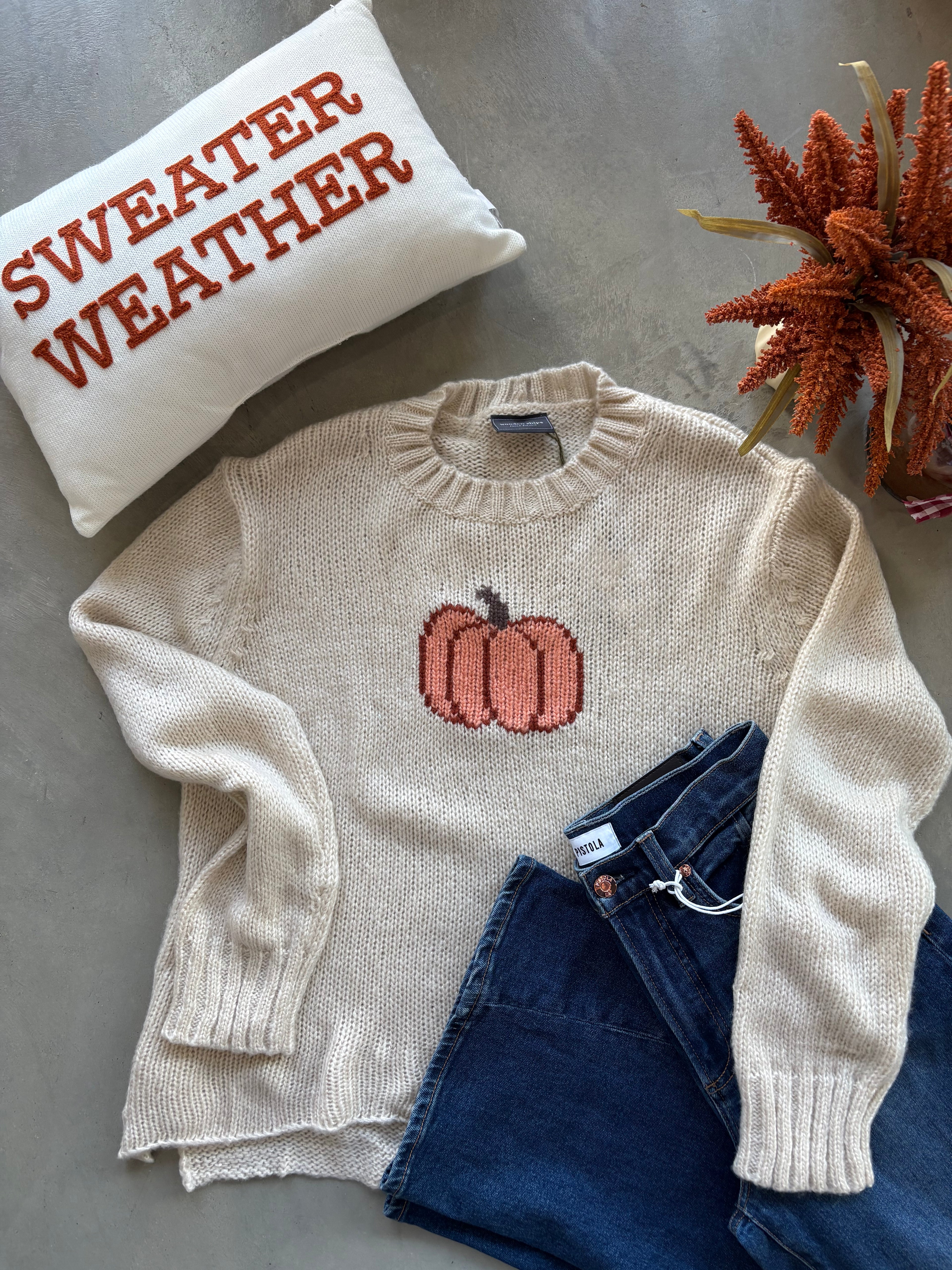 Pumpkin Crew Sweater