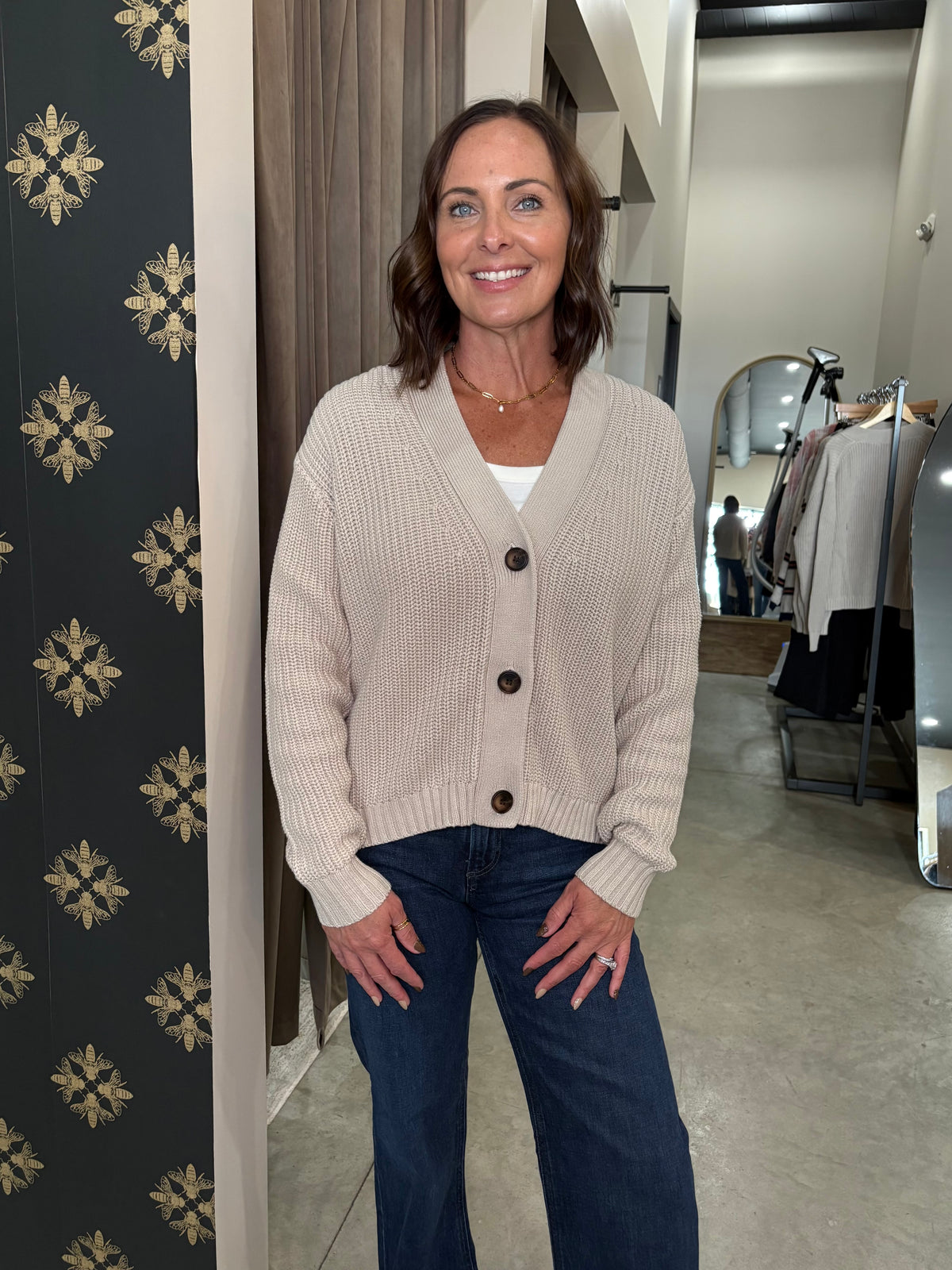 Oatmeal Greta Cardigan
