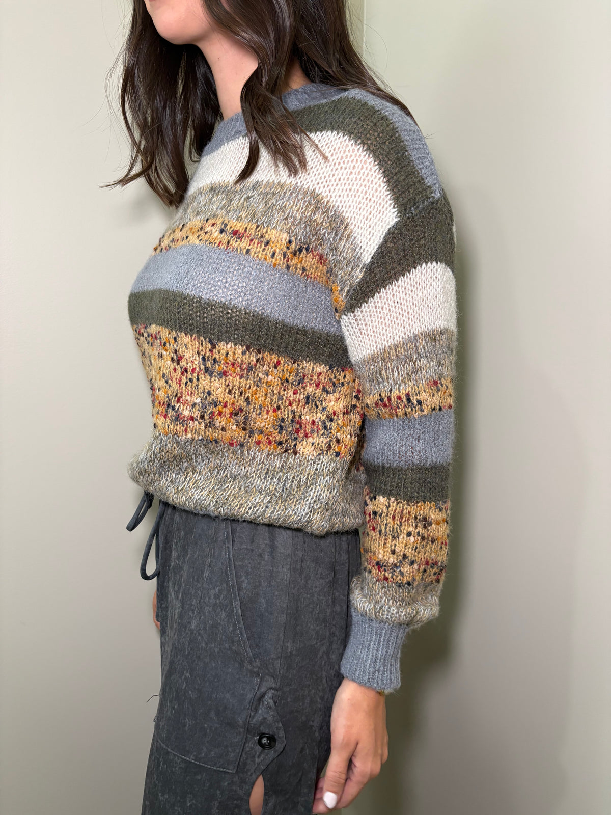 Daffodil Stripe Sweater
