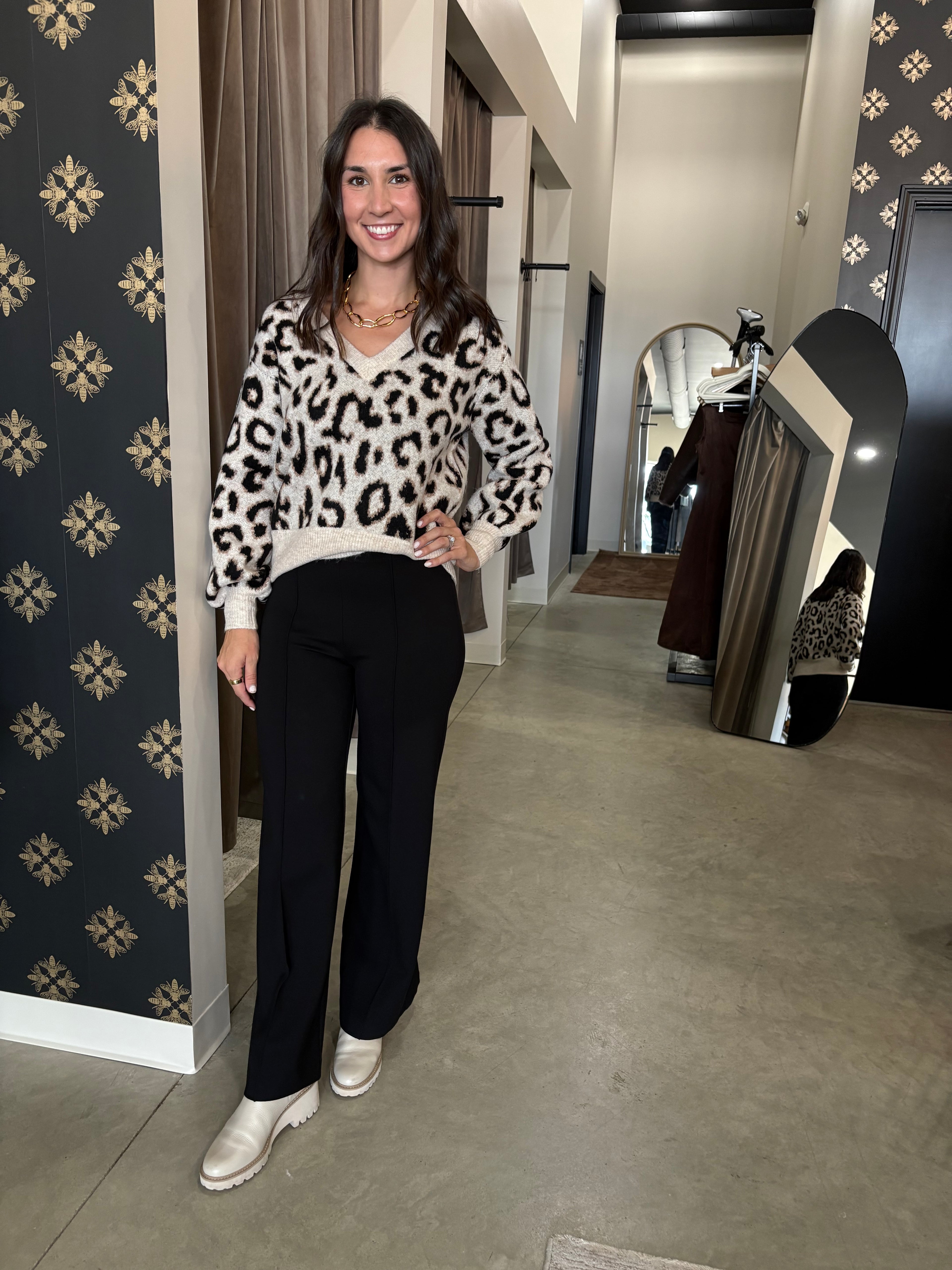 Elodie Blouson Sleeve Sweater