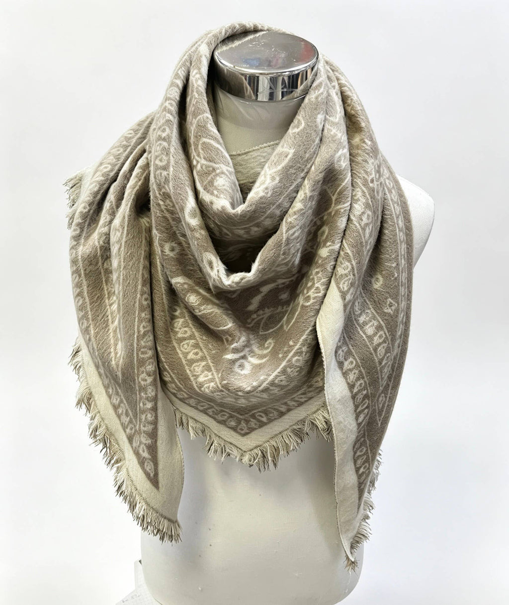 Taupe Soft Triangle Bandana