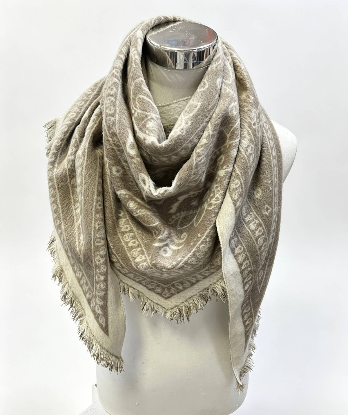 Taupe Soft Triangle Bandana