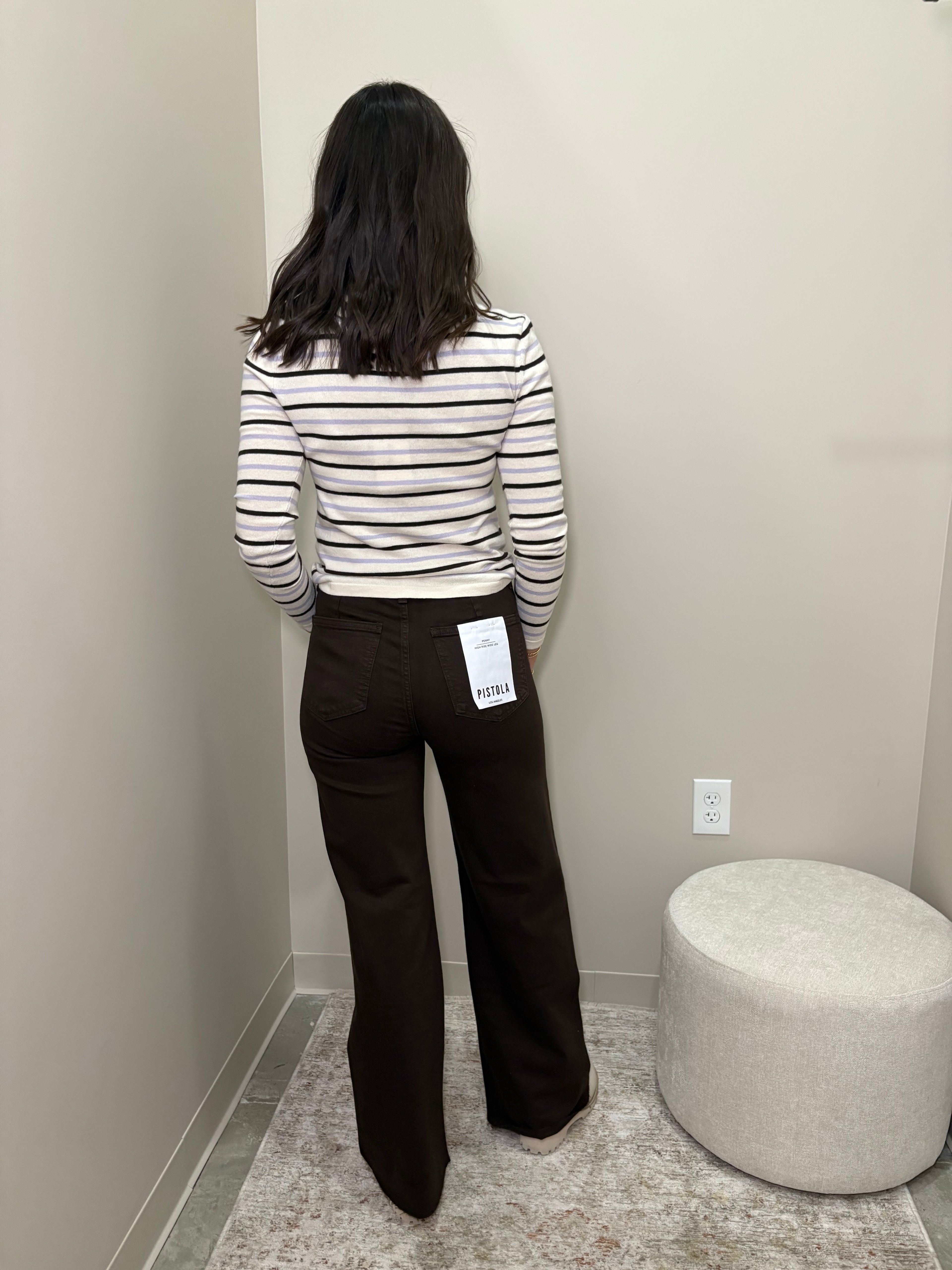 Penny High Rise Mocha Wide Leg