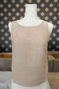 Pin Stripe Natural Linen