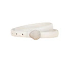 Belt White with Shell O/S