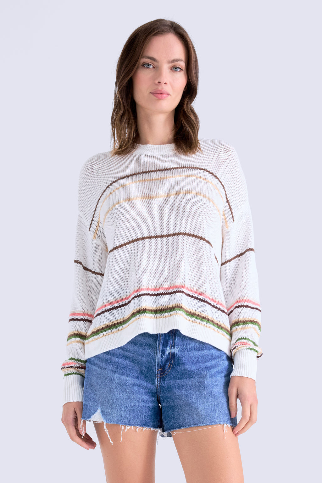 LIGHT TUMERIC MULTI STRIPE
