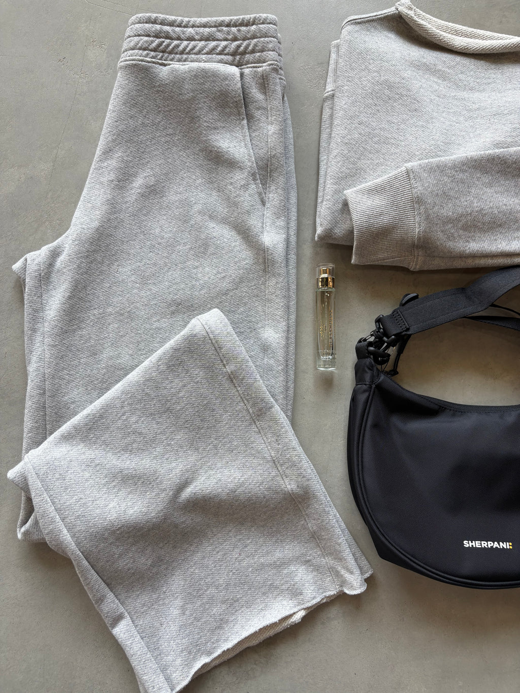 Leni Pull on Pant-Heather Grey
