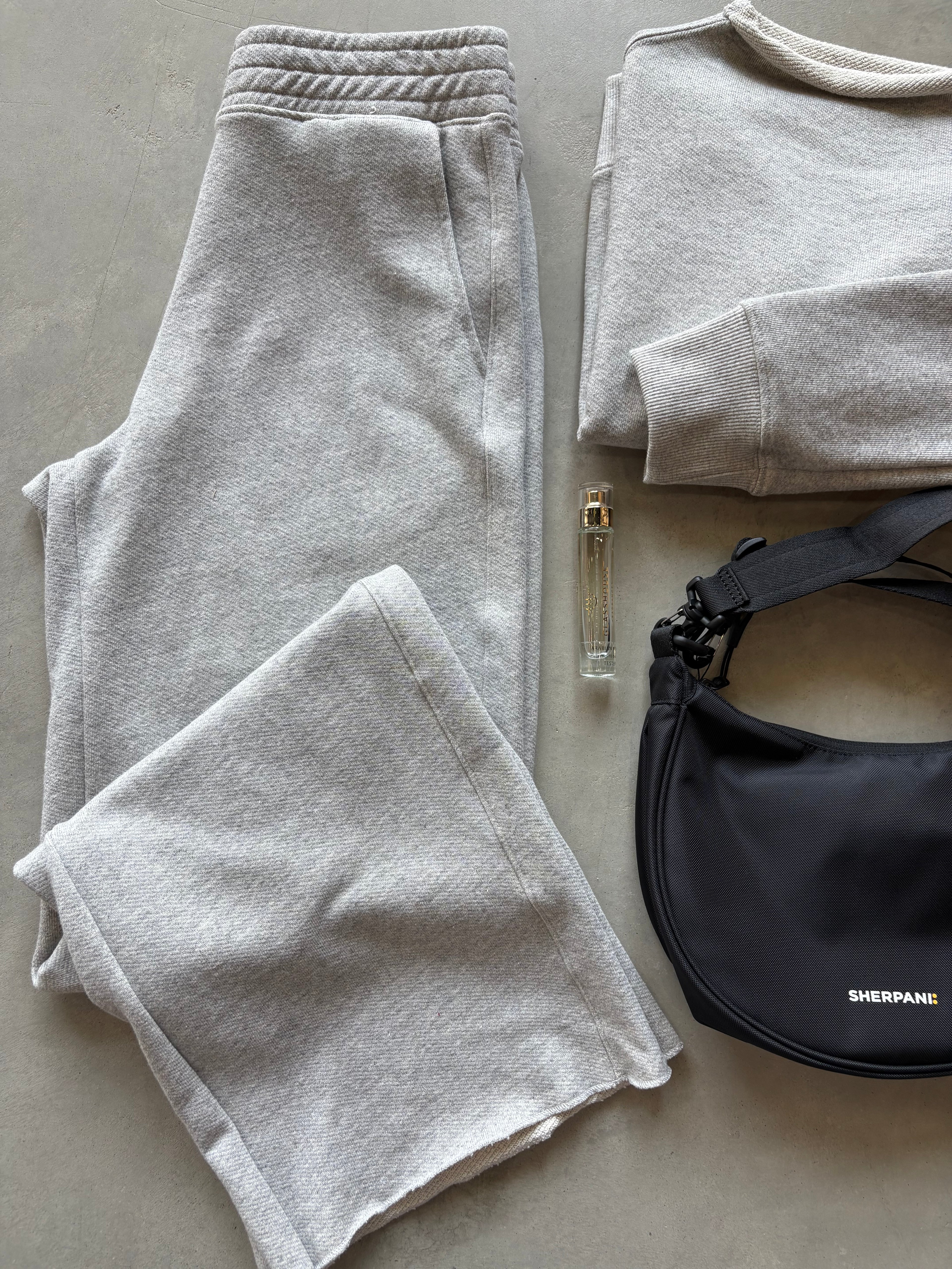 Leni Pull on Pant-Heather Grey