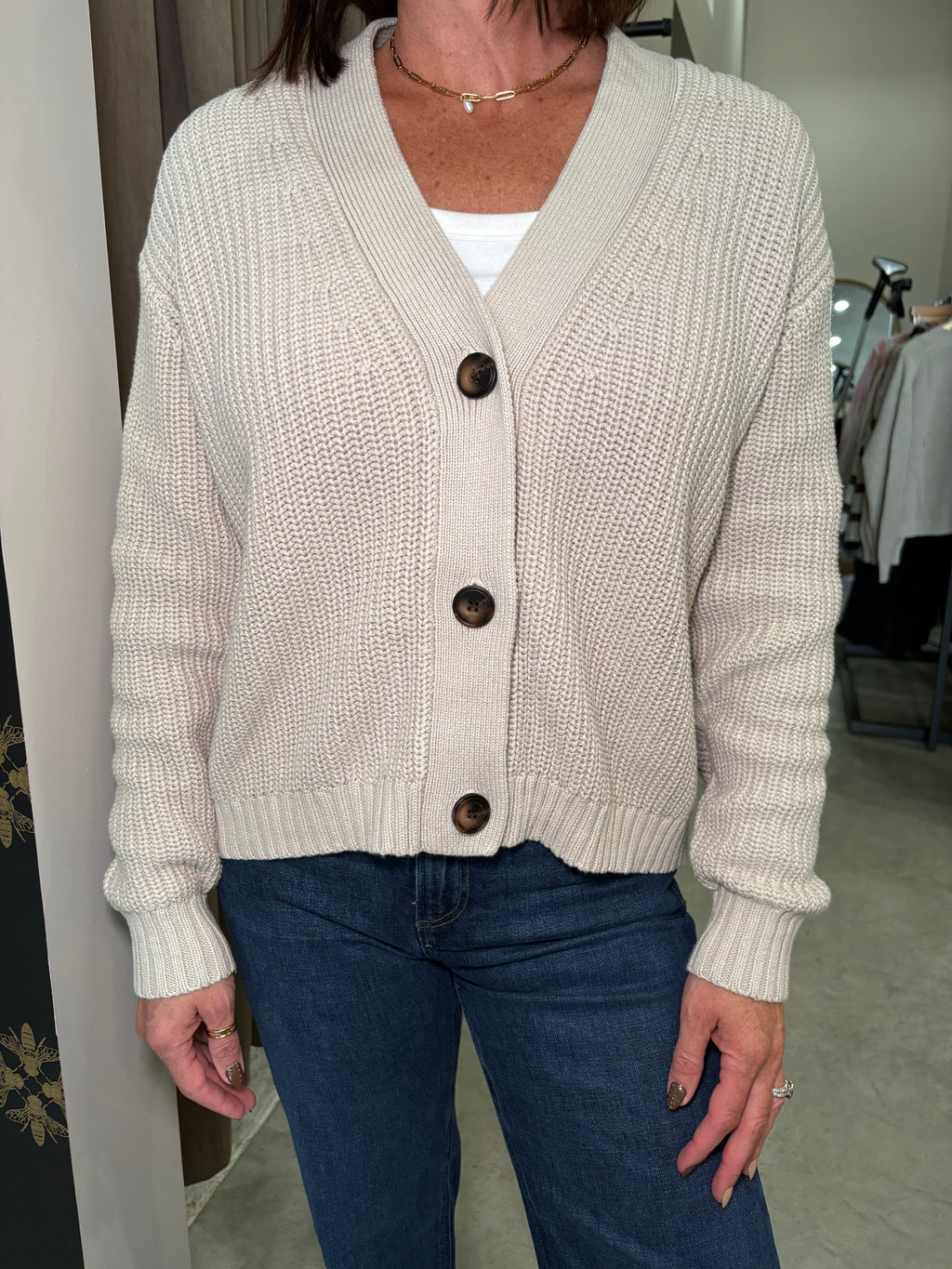 Oatmeal Greta Cardigan