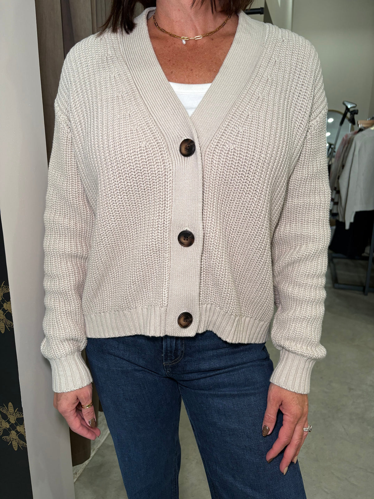 Oatmeal Greta Cardigan