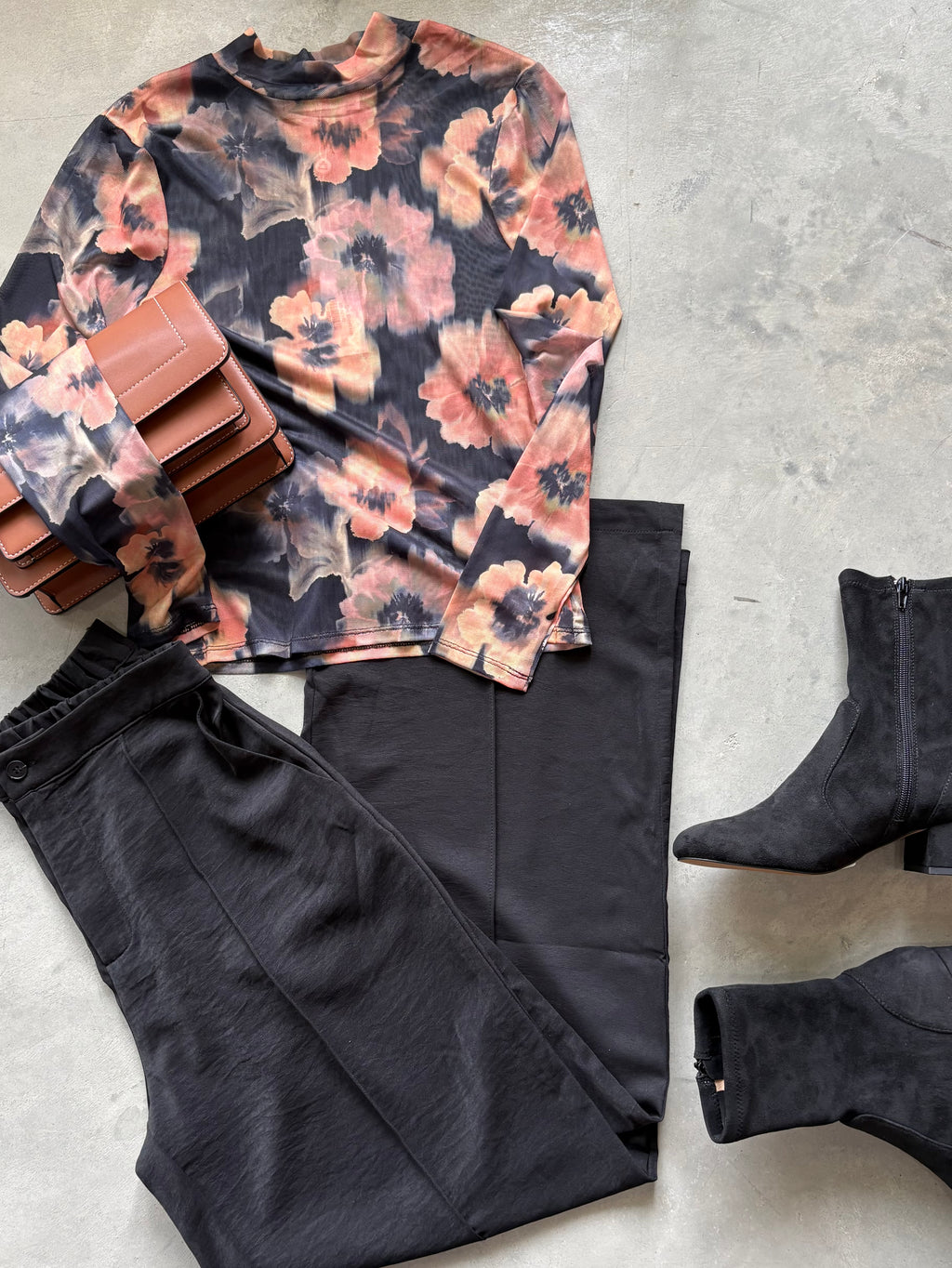 Garden Grit Sheer top