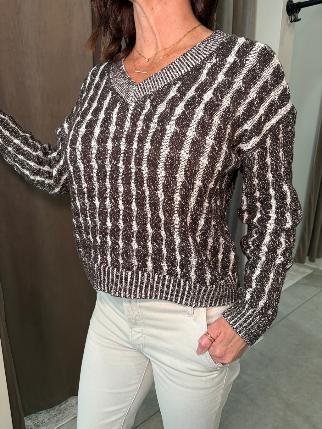 Chocolate Rossi V-Neck