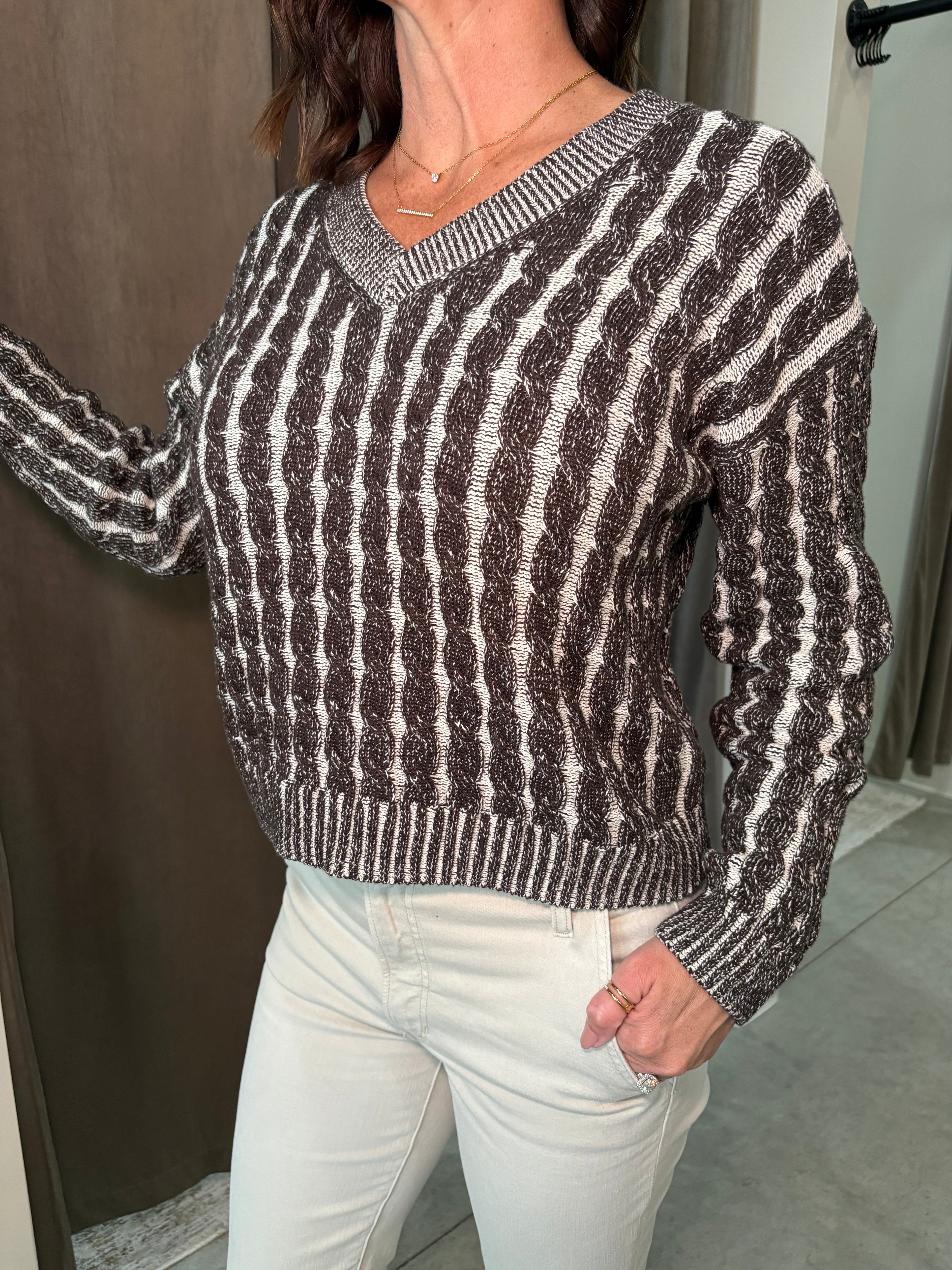 Chocolate Rossi V-Neck