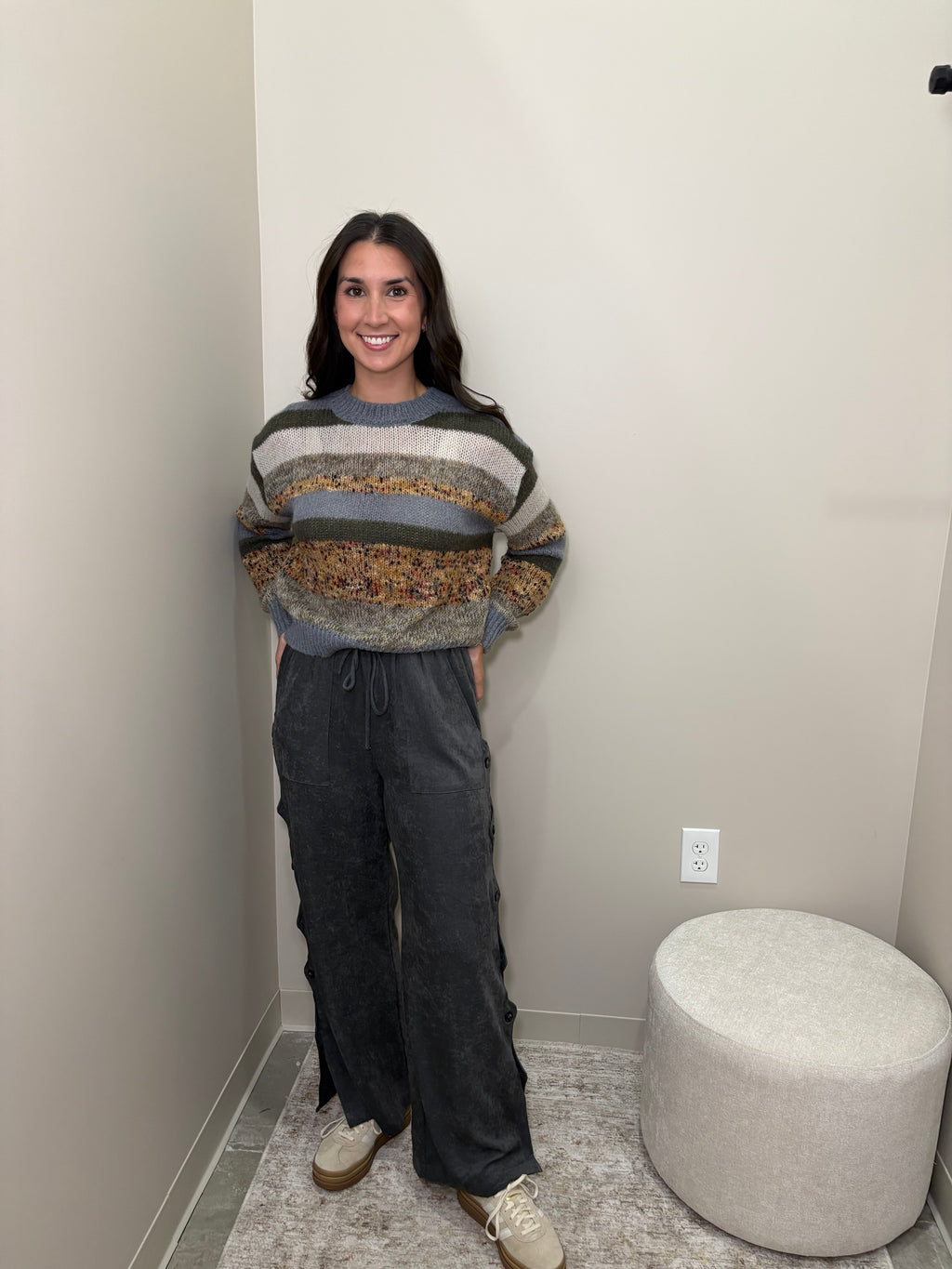 Daffodil Stripe Sweater