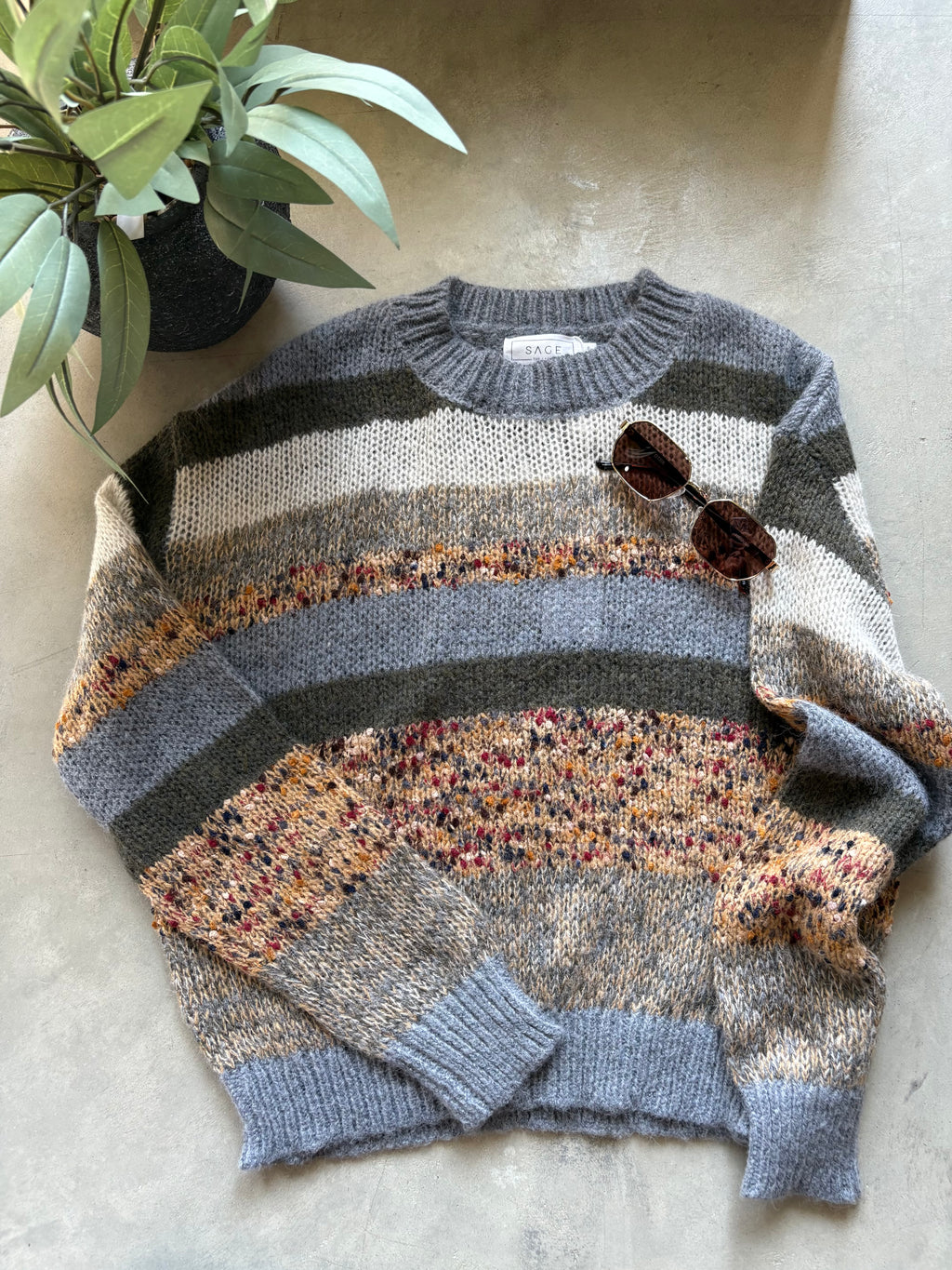 Daffodil Stripe Sweater