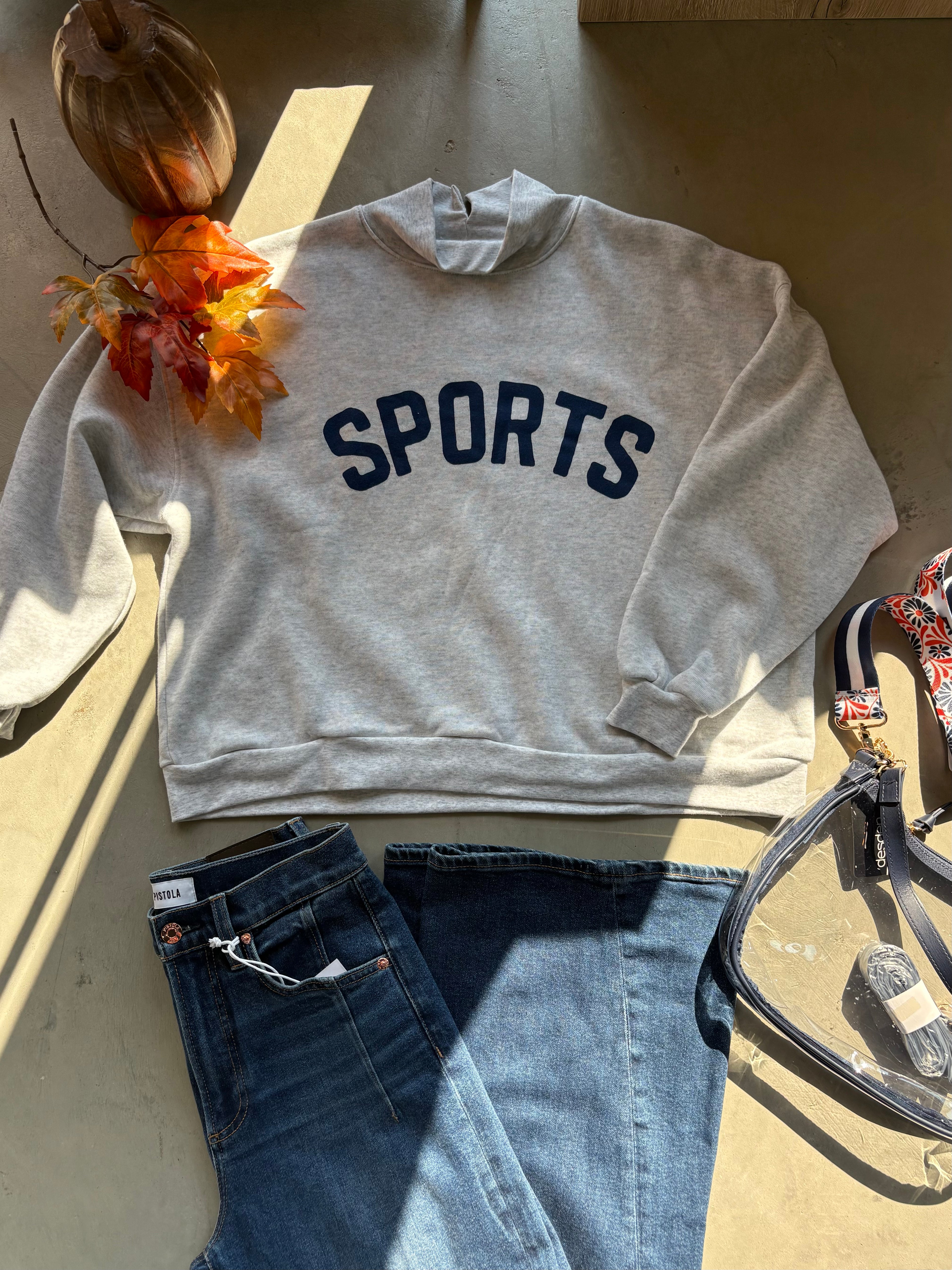Sports Mockneck Sweatshirt
